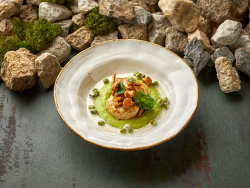 Щучья котлета с  картофельным пюре