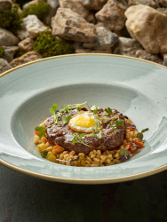 сочный бифштекс из мяса лося